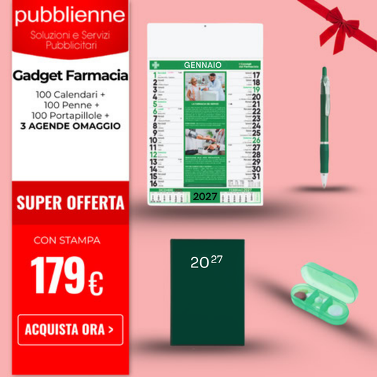 Gadget Farmacia personalizzato con logo - Pubblienne