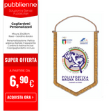 Gagliardetti Personalizzati personalizzato con logo - Pubblienne