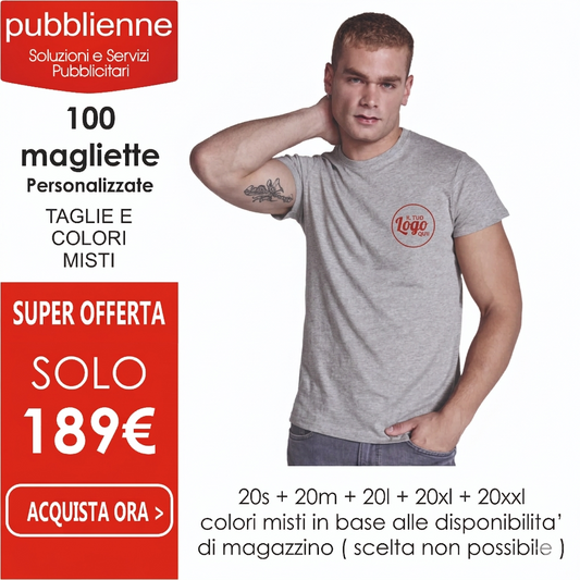 Promo 189 personalizzato con logo - Pubblienne