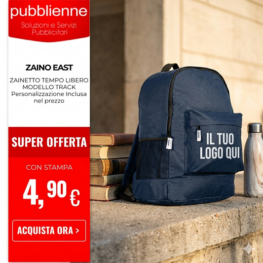 ZAINO EAST personalizzato con logo - Pubblienne