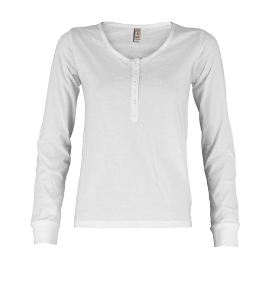 T-shirt donna manica lunga con bottoni HARBOUR LADY PAYPER personalizzato con logo - Pubblienne