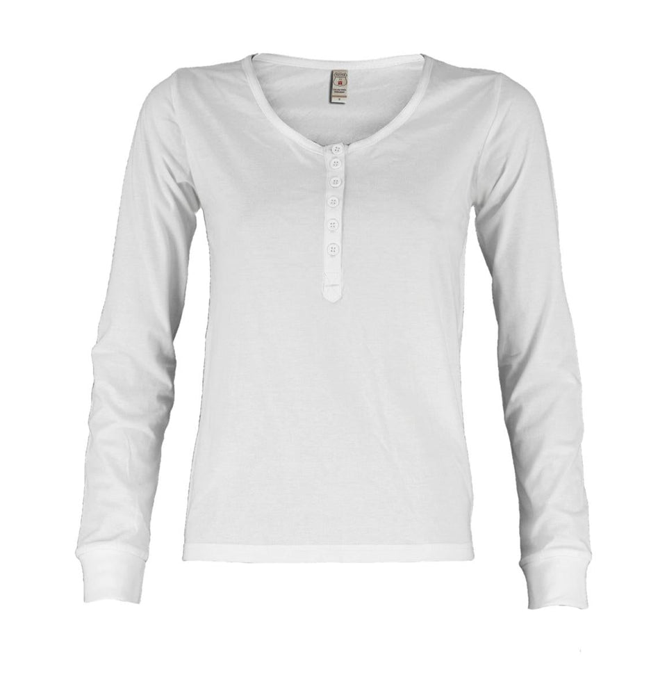 T-shirt donna manica lunga con bottoni HARBOUR LADY PAYPER personalizzato con logo - Pubblienne