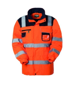 Parka Lindos Hi-Vis personalizzato con logo - Pubblienne