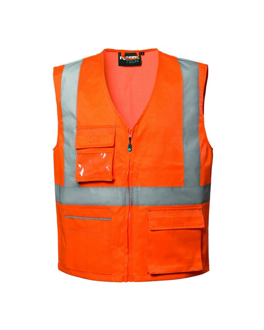 Gilet Ken Hi-vis Gilet Hi-vis personalizzato con logo - Pubblienne