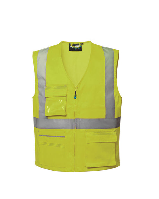 Gilet Ken Hi-vis Gilet Hi-vis personalizzato con logo - Pubblienne