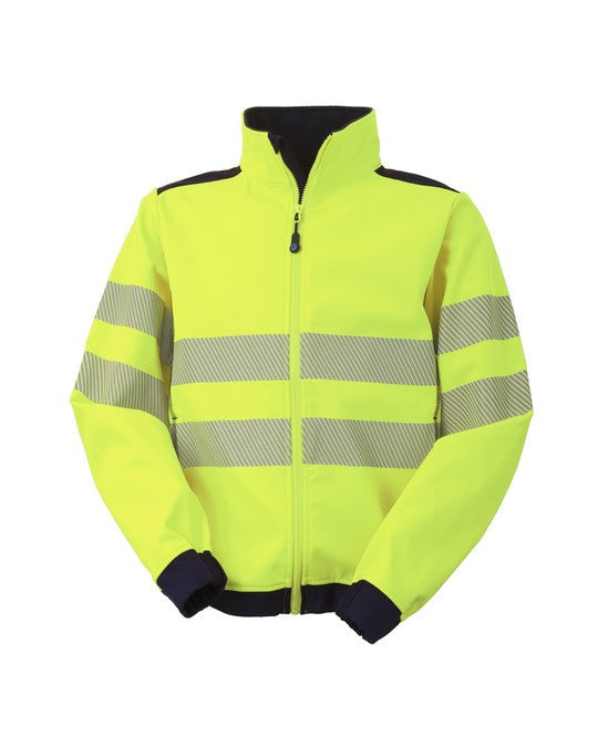 Giubbotto Softshell Byron Hi-Vis personalizzato con logo - Pubblienne