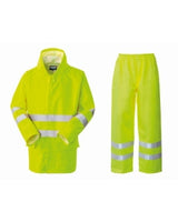 completo antipioggia giacca e pantalone e giacca pantaloni e giacca anti-pioggia Hi-vis personalizzato con logo - Pubblienne