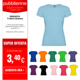 JAMAICA - T-shirt Donna personalizzato con logo - Pubblienne