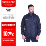 K-WAY RAIN personalizzato con logo - Pubblienne