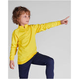 Felpa a maniche lunghe con zip a un quarto da bambino Epiro personalizzato con logo - Pubblienne