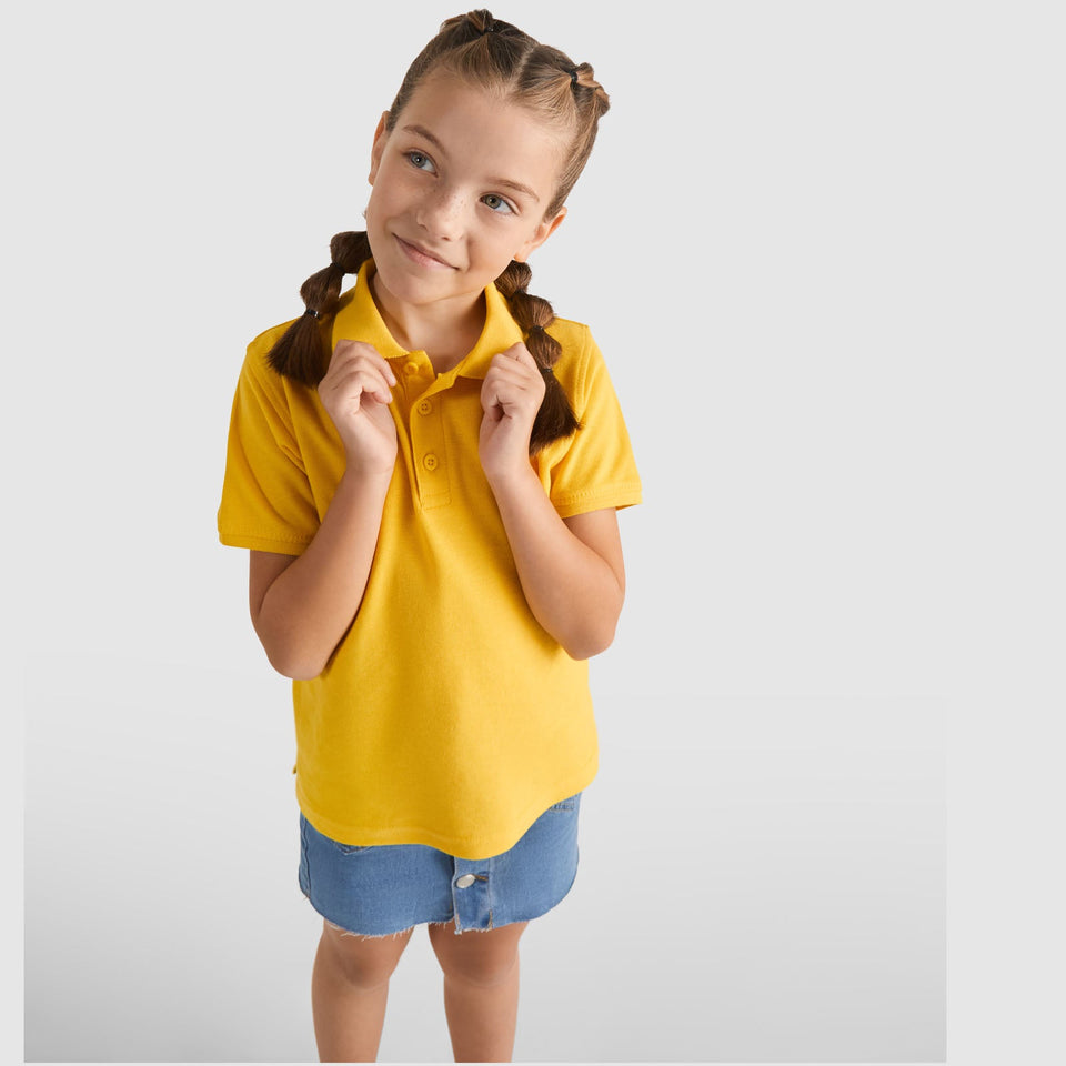 Polo a maniche corte da bambino Star personalizzato con logo - Pubblienne