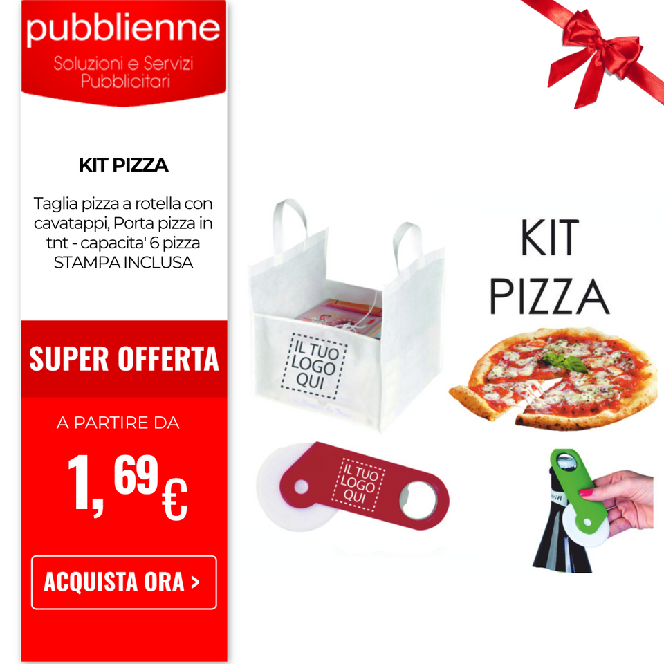 KIT PIZZA personalizzato con logo - Pubblienne
