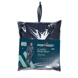 Completo impermeabile Essentials (completo 2 pezzi) Portwest personalizzato con logo - Pubblienne