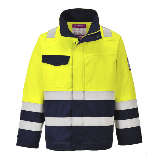 Giacca Modaflame Hi-Vis Portwest personalizzato con logo - Pubblienne