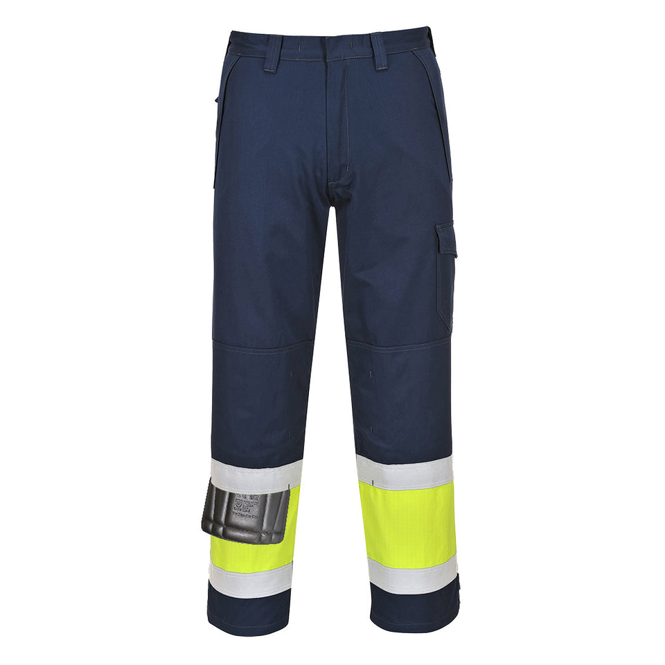 Pantalone Modaflame Hi-Vis Portwest personalizzato con logo - Pubblienne