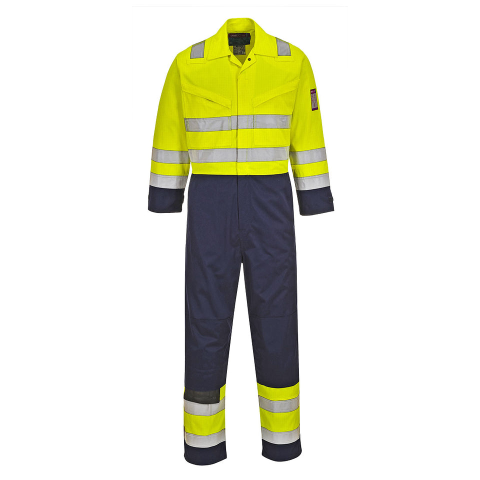 Tuta Modaflame Hi-Vis Portwest personalizzato con logo - Pubblienne