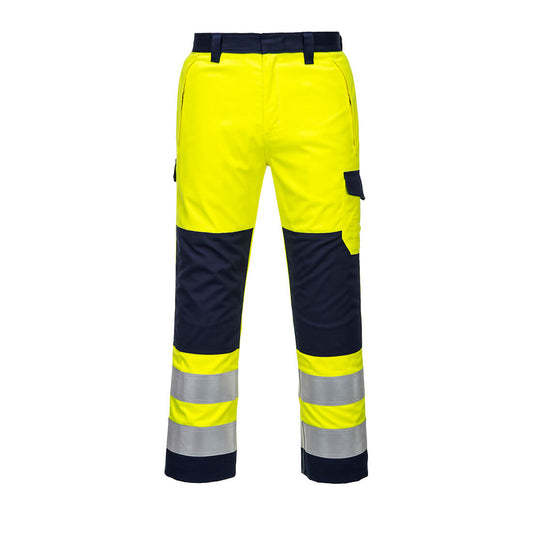 Pantaloni Hi-Vis Modaflame Portwest personalizzato con logo - Pubblienne