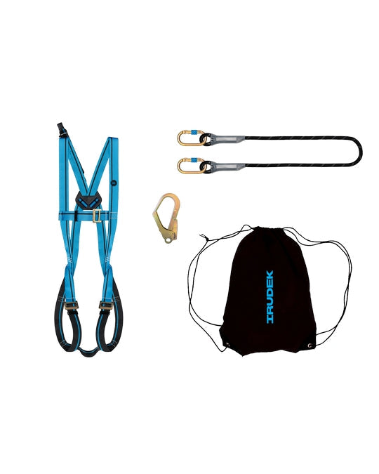 DOLOMITI Kit di trattenuta con 2 moschettoni 981 + 1 moschettone 39 Imbragatura Irudek personalizzato con logo - Pubblienne