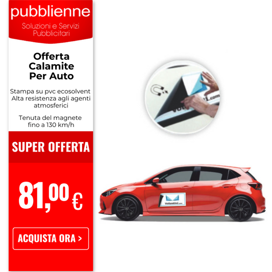 Offerta Calamite Auto personalizzato con logo - Pubblienne
