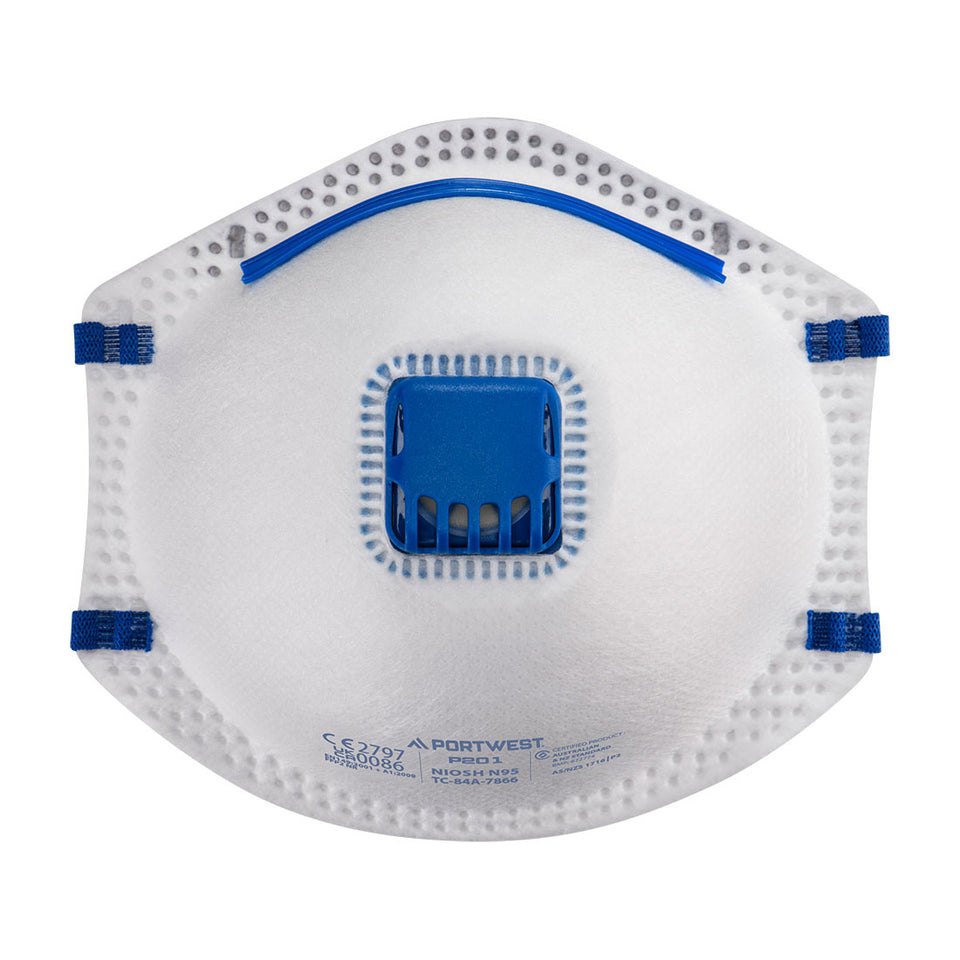 Mascherina FFP2 Con Valvola Portwest personalizzato con logo - Pubblienne