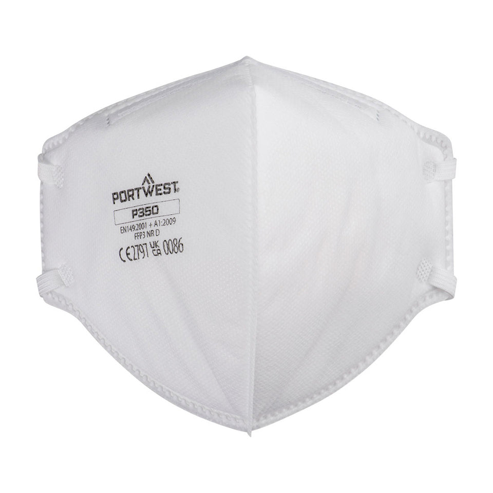 Mascherina Pieghevole Dolomia Senza Valvola FFP3 Portwest personalizzato con logo - Pubblienne