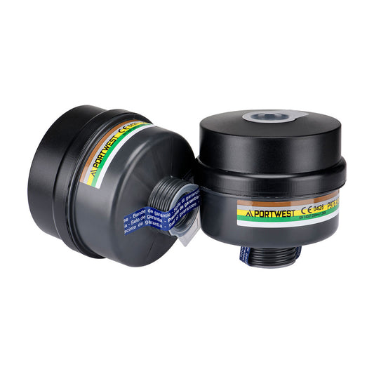 Filtro combinato ABEK2P3 attacco universale (Pk4) Portwest personalizzato con logo - Pubblienne