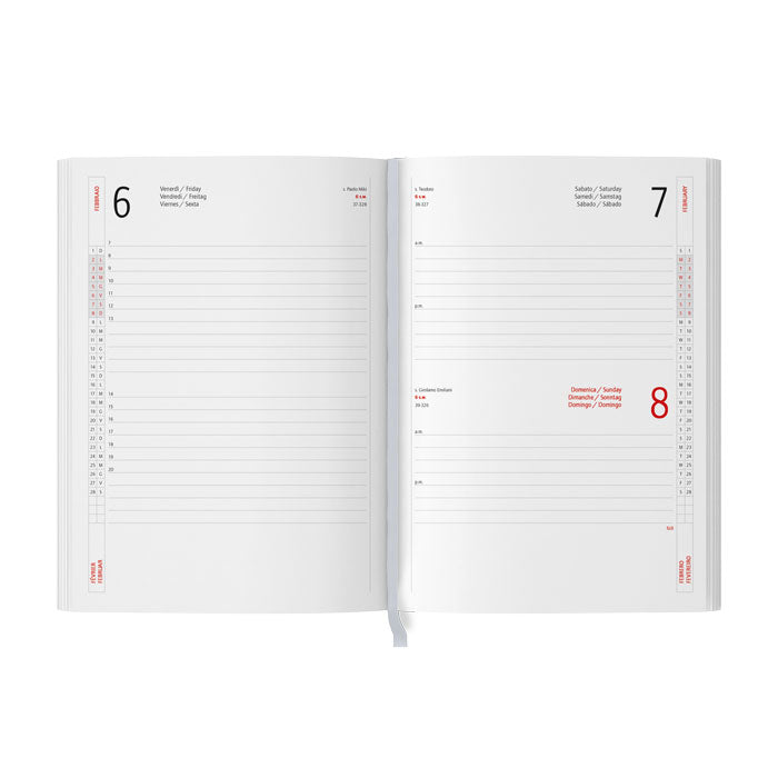 AGENDA GIORNALIERA IN TAM personalizzato con logo - Pubblienne