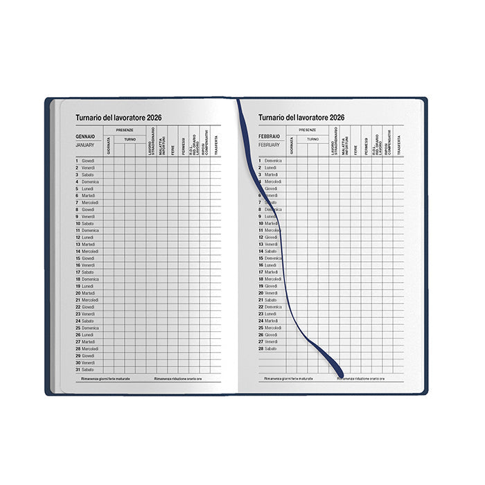 AGENDA TASCABILE SETTIMANALE personalizzato con logo - Pubblienne