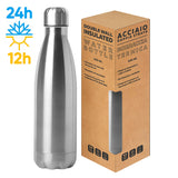 STEEL MAT BOTTLE 500 personalizzato con logo - Pubblienne