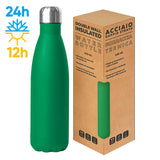STEEL MAT BOTTLE 500 personalizzato con logo - Pubblienne
