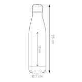 STEEL MAT BOTTLE 500 personalizzato con logo - Pubblienne