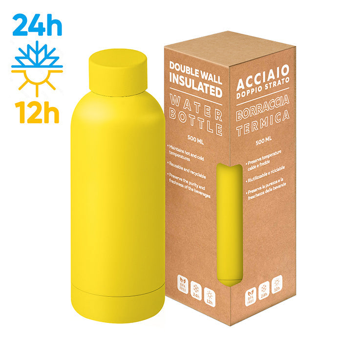 MATTE BOTTLE 500 personalizzato con logo - Pubblienne