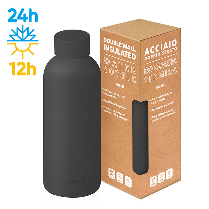 MATTE BOTTLE 500 personalizzato con logo - Pubblienne