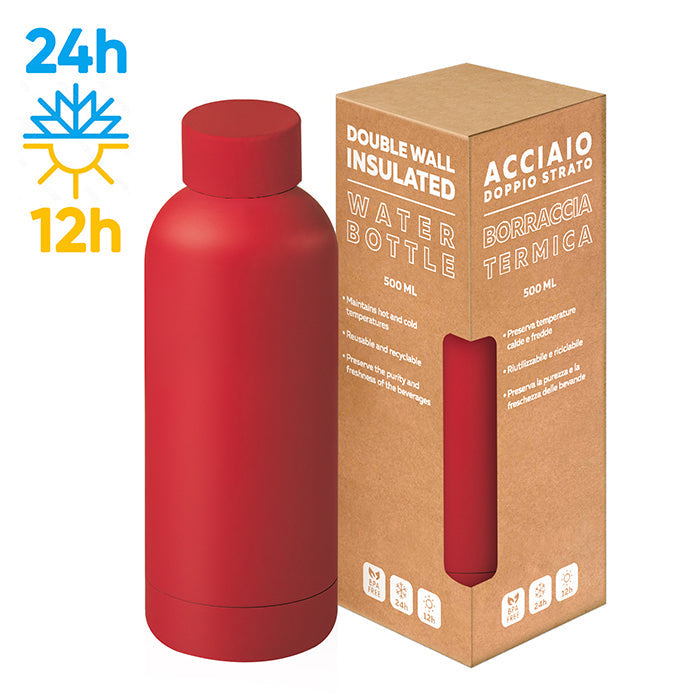 MATTE BOTTLE 500 personalizzato con logo - Pubblienne