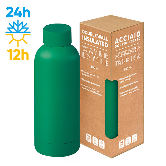MATTE BOTTLE 500 personalizzato con logo - Pubblienne