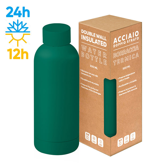 MATTE BOTTLE 500 personalizzato con logo - Pubblienne