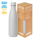 STEEL MAT BOTTLE 500 FLAT personalizzato con logo - Pubblienne