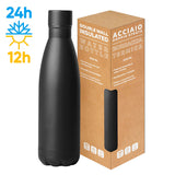 STEEL MAT BOTTLE 500 FLAT personalizzato con logo - Pubblienne