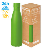 STEEL MAT BOTTLE 500 FLAT personalizzato con logo - Pubblienne