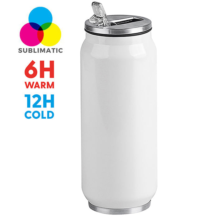 STEEL SUBLI CAN 500 personalizzato con logo - Pubblienne