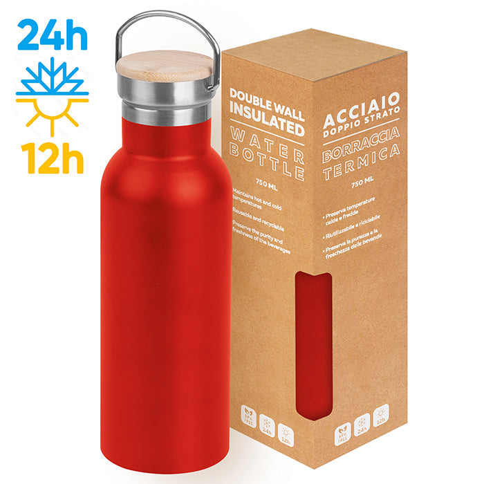OUTDOOR BOTTLE 750 personalizzato con logo - Pubblienne