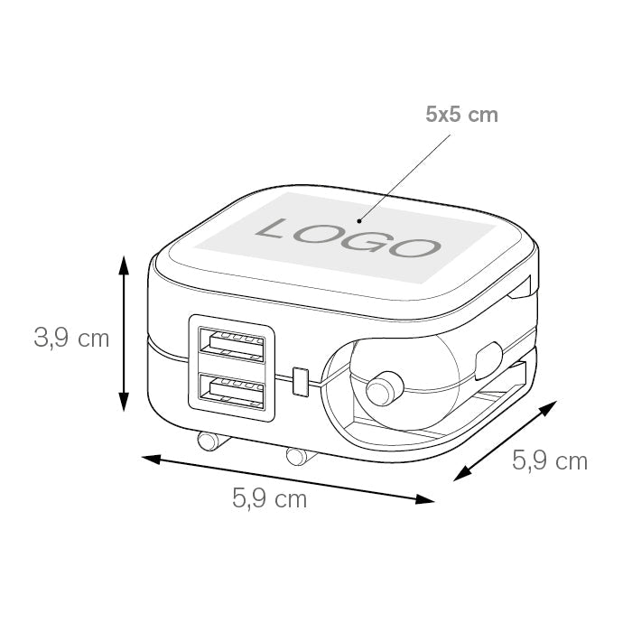 ADAPTOR personalizzato con logo - Pubblienne