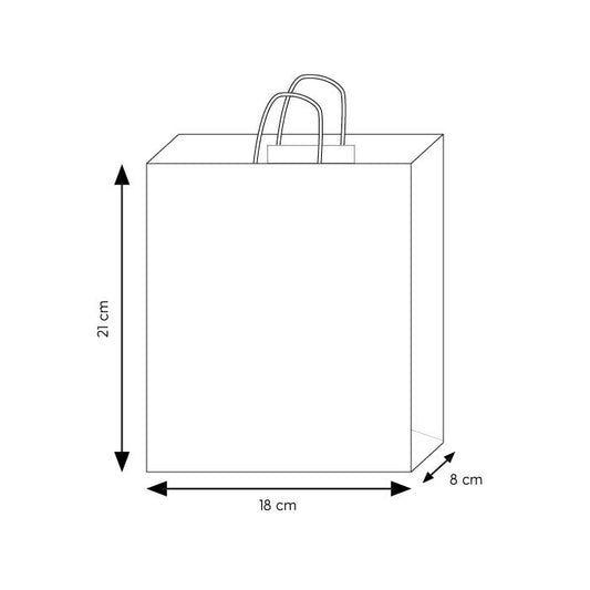 SHOPPER IN CARTA personalizzato con logo - Pubblienne
