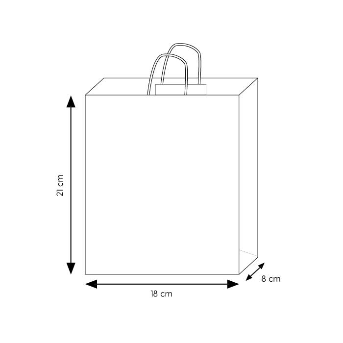 SHOPPER IN CARTA personalizzato con logo - Pubblienne