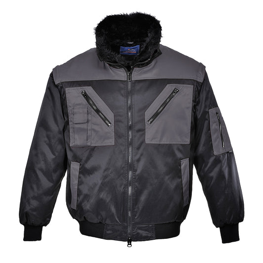 Giacca Pilot Bicolore Portwest personalizzato con logo - Pubblienne