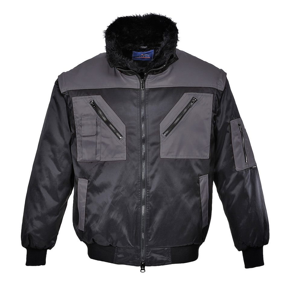 Giacca Pilot Bicolore Portwest personalizzato con logo - Pubblienne