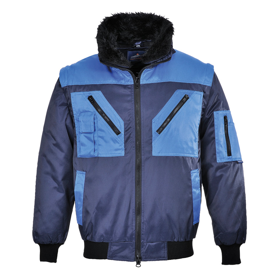 Giacca Pilot Bicolore Portwest personalizzato con logo - Pubblienne