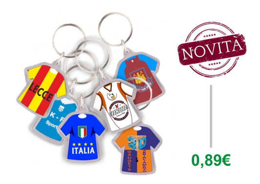 Portachiavi t-shirt personalizzato con logo - Pubblienne