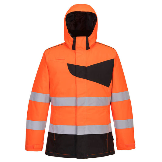 Giacca invernale ad alta visibilità PW2 Portwest personalizzato con logo - Pubblienne