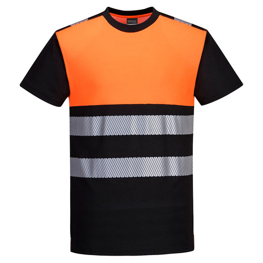 PW3 T-Shirt Hi-Vis Classe 1 Portwest personalizzato con logo - Pubblienne